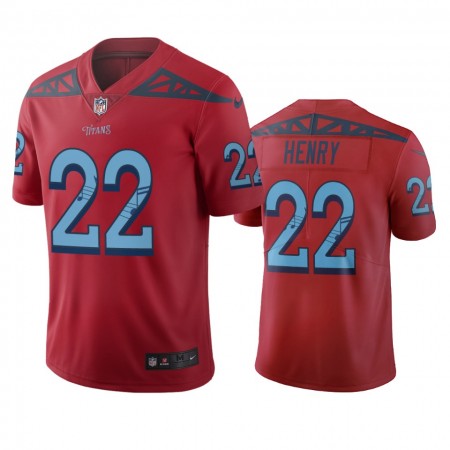 Miesten Tennessee Titans NFL Pelipaita Derrick Henry 22 Punainen City Edition Vapor Limited